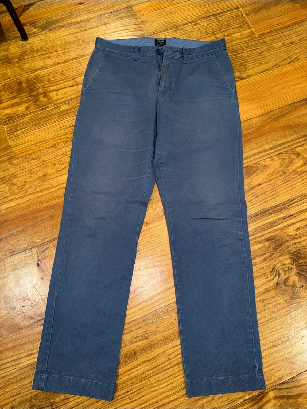 J. Crew Men's Straight Pants in Blue